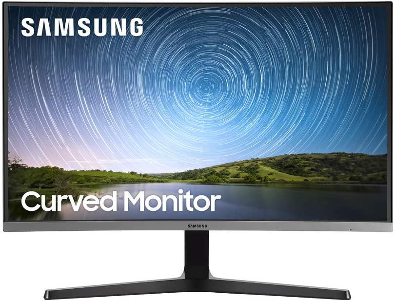 SAMSUNG 27-Inch CR50 Frameless Curved Gaming Monitor (LC27R500FHNXZA) – 60Hz Refresh, Computer Monitor, 1920 x 1080p Resolution, 4ms Response, FreeSync, HDMI,Black