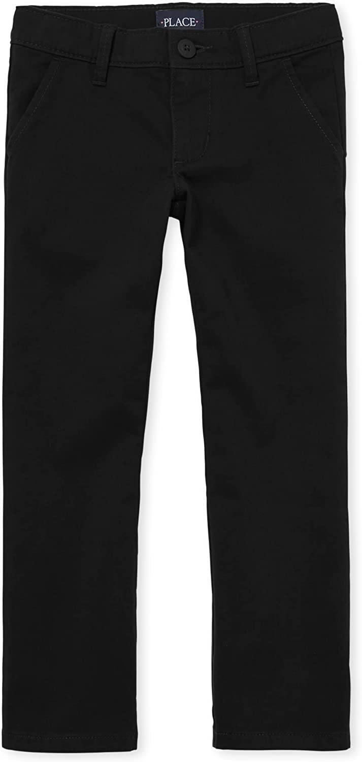 The Children's Place Girls' Uniform Bootcut Chino Pants