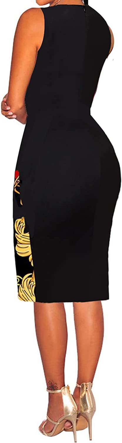 FoveNK Pencil Dress for Women Business Elegant Ruffle Sleeve Bodycon Church Dresses Wear to Work Zipper