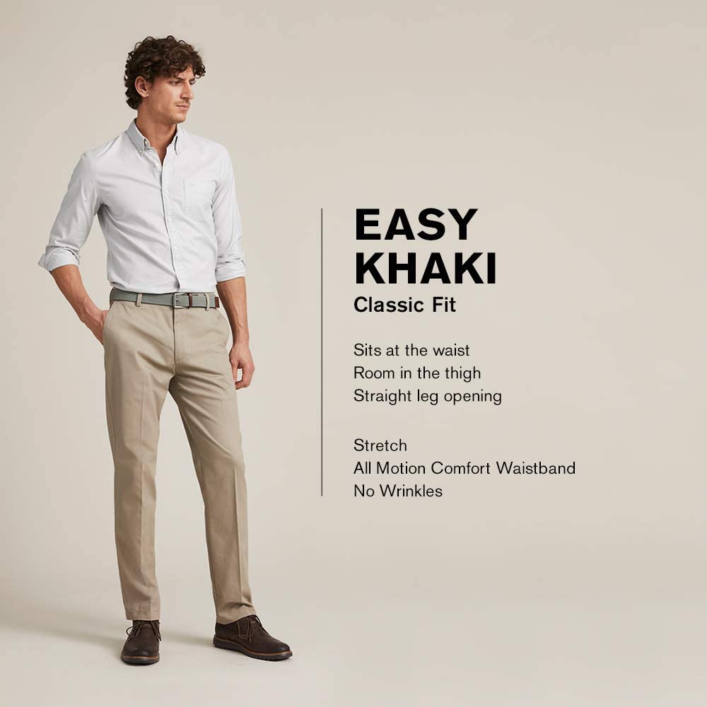 Dockers Men's Classic Fit Easy Khaki Pants (Regular and Big & Tall)