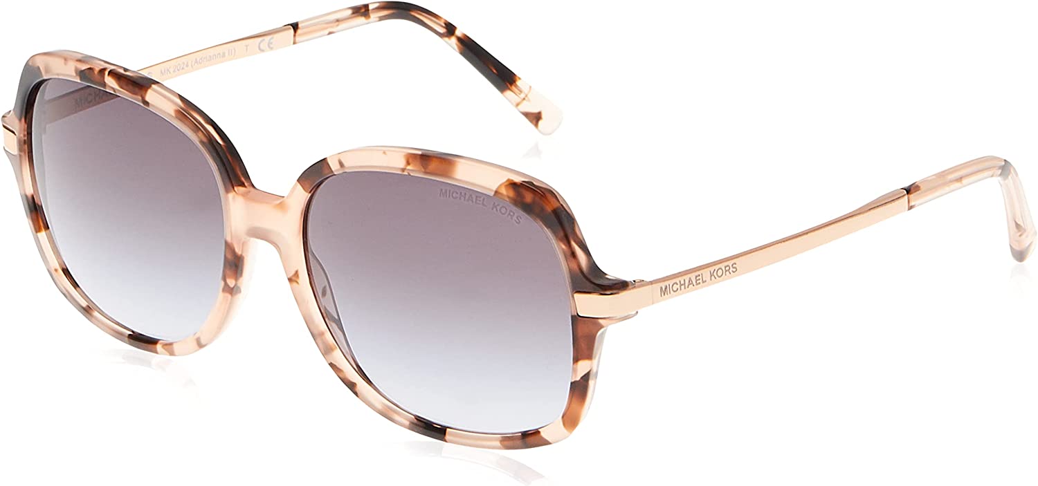 Michael Kors MK2024-316213 Sunglasses ADRIANNA II PINK TORTOISE w/LIGHT GREY GRADIENT 57mm