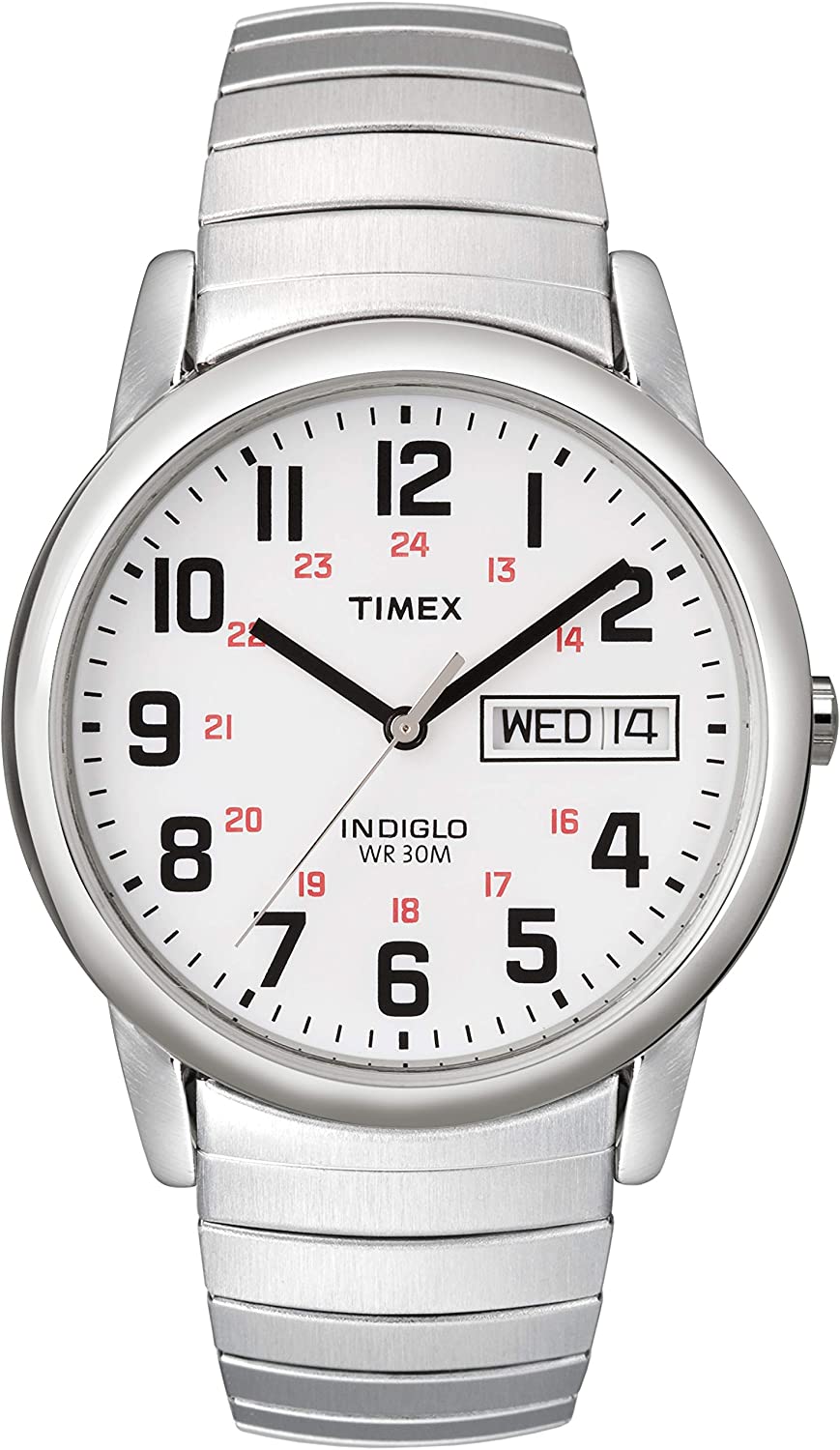 Timex Men's Easy Reader Day-Date Expansion Band Watch