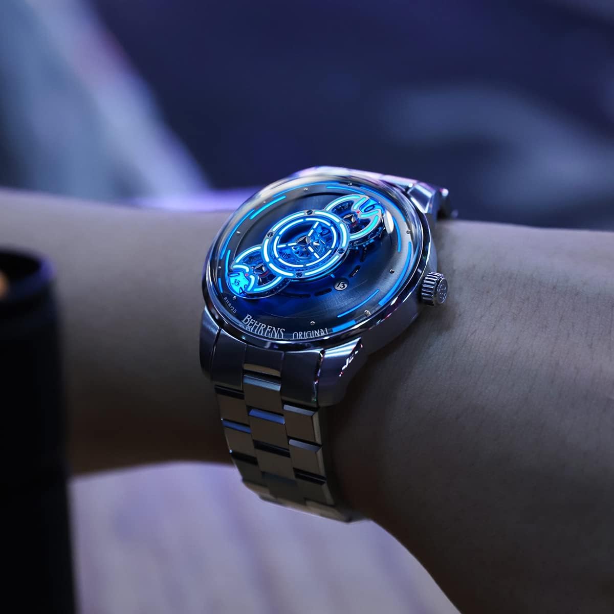 BR BEHRENS ORIGINAL Watch for Men Automatic Personalized Watch Star Voyage Collection