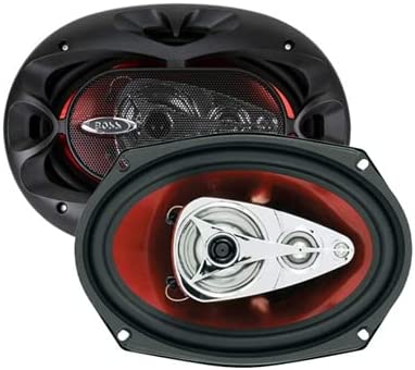 BOSS Audio Systems CH6940 Car Speakers - 500 Watts Of Power Per Pair And 250 Watts Each, 6 x 9 Inch , Full Range, 4 Way, Sold in Pairs, Easy Mounting…