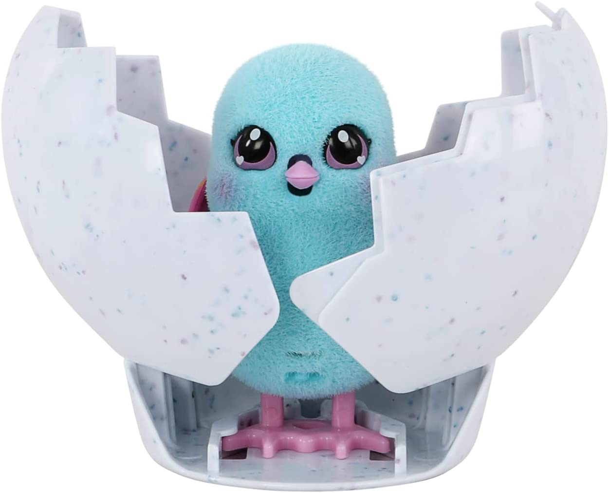 Little Live Pets - Surprise Chick; Cute Interactive Collectible Toy Chick Chirps & Taps; Hatches Out of Egg & Hops About - Blue Egg