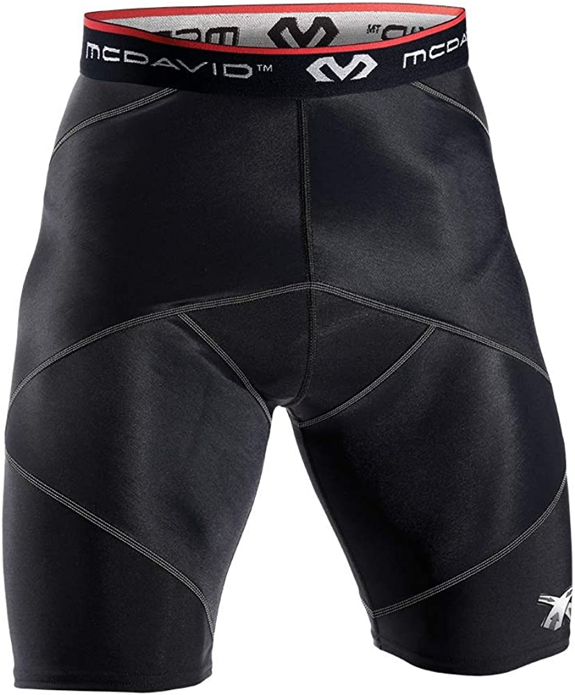 McDavid Cross Compression Shorts. Thick Compression for Muscle Support and Recovery. Hips, Hamstring, Quads