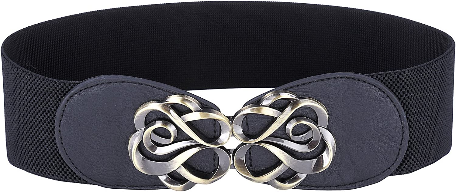 GRACE KARIN Women Stretchy Vintage Dress Belt Elastic Waist Cinch Belt CL413