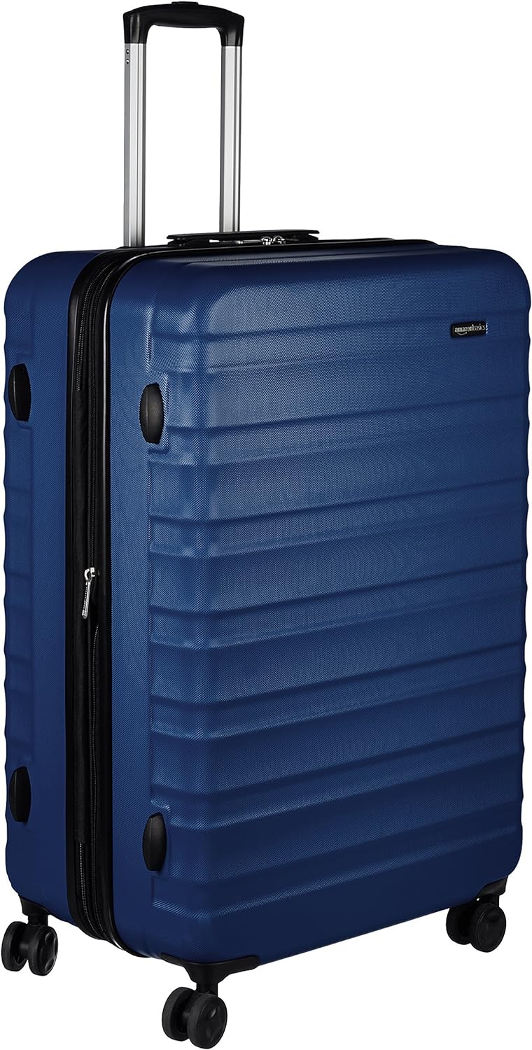 Amazon Basics 30-Inch Hardside Spinner， Navy Blue